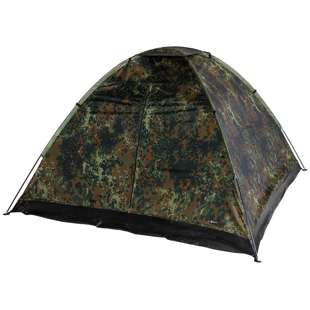 MFH int. comp. Stan MONODOM pro 3 osoby 210x210x130cm FLECKTARN Barva: FLECKTARN - německé maskovaní