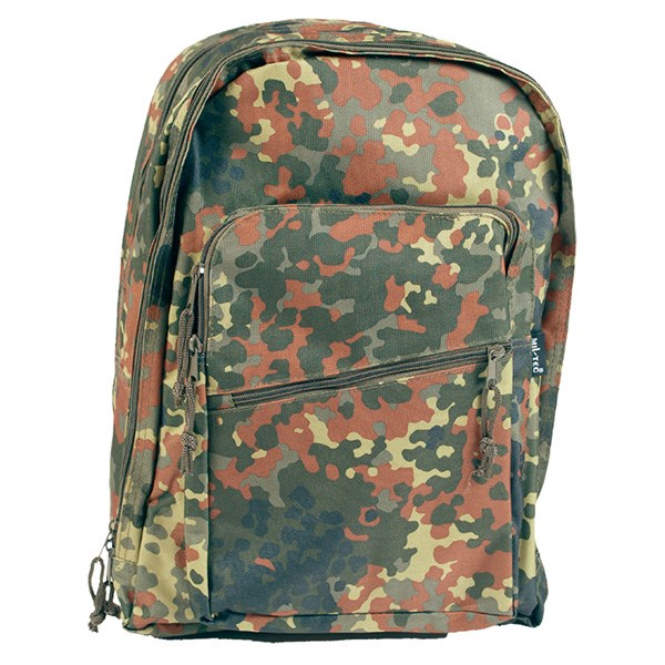 MIL-TEC® Batoh DAY PACK dvě oddělení FLECKTARN Barva: FLECKTARN - německé maskovaní