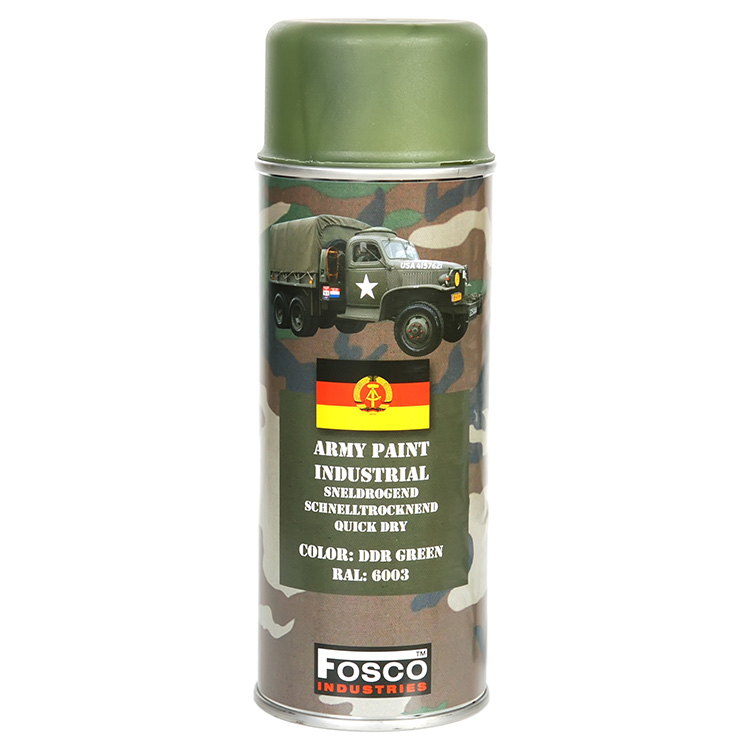 FOSCO Barva ARMY ve spreji 400ml RAL 6003 ZELENÁ DDR Barva: Zelená