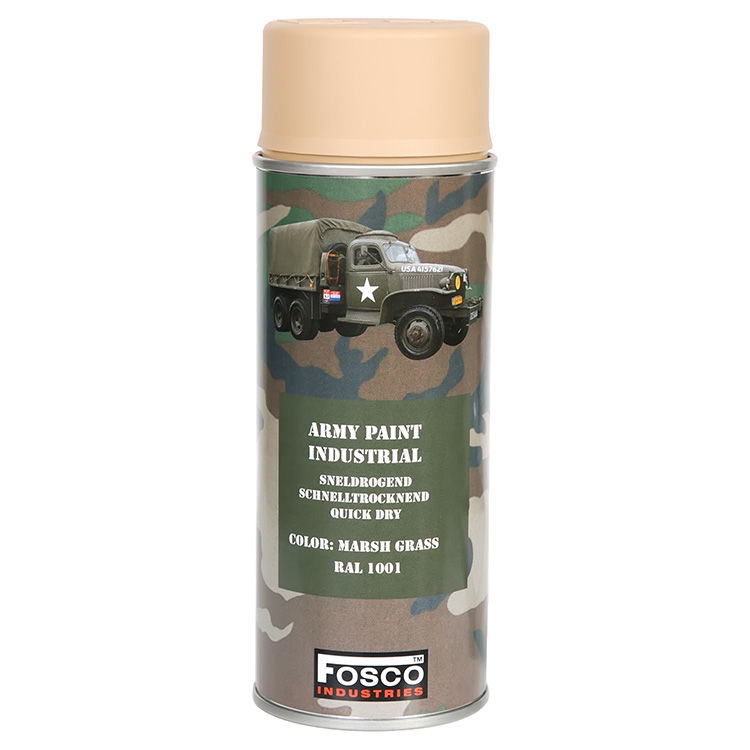 FOSCO Barva ARMY ve spreji 400ml RAL 1001 BÉŽOVÁ Barva: KHAKI