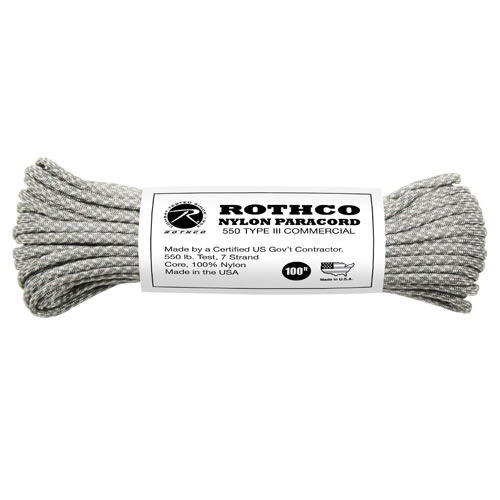 ROTHCO Šňůra PARACORD nylon 550LB 30m 4mm ACU DIGITAL Barva: ACU , AT - DIGITAL