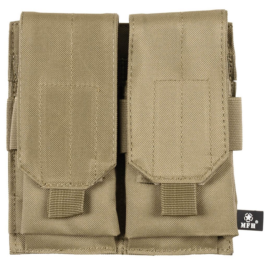 MFH int. comp. Sumka MOLLE dvojitá na zásobníky M4/M16 COYOTE BROWN Barva: COYOTE BROWN