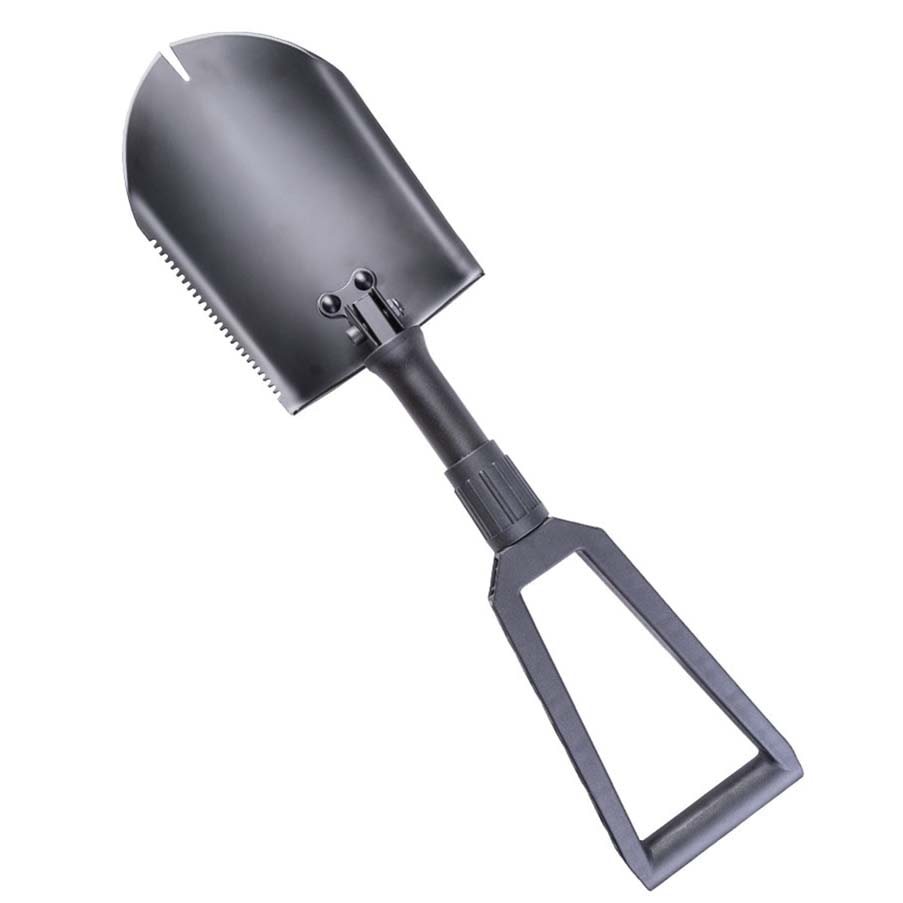 MIL-TEC® opatka skládací US II generace plast. rukojeť s pouzdrem Barva: Černá