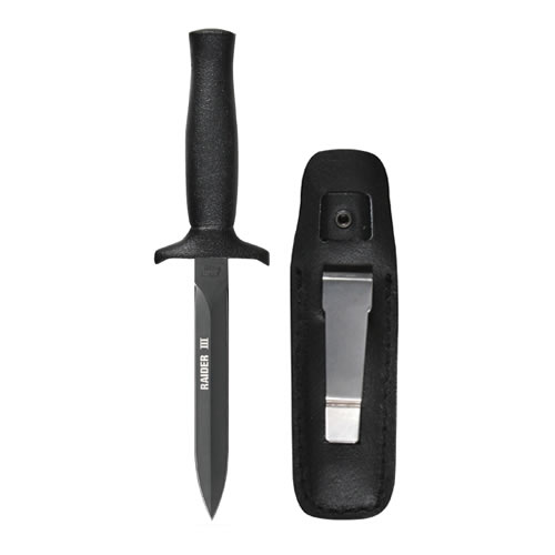 ROTHCO Nůž dýka do boty RAIDER III NEREZ s pouzdrem ČERNÝ Barva: Černá