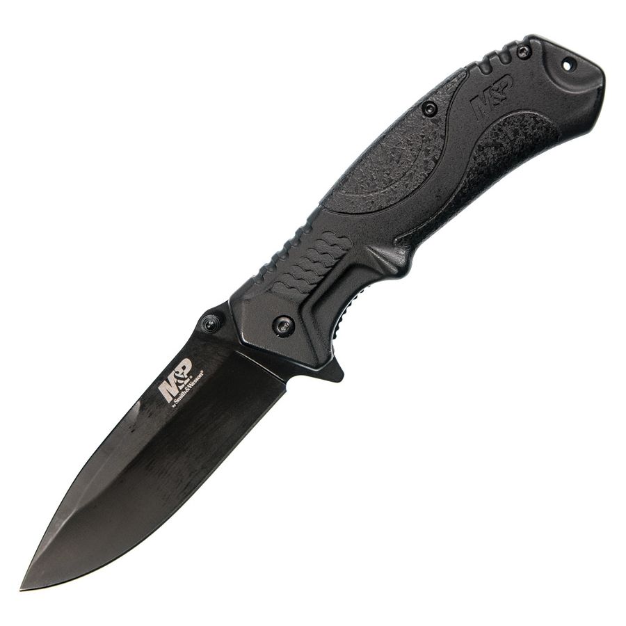 Smith & Wesson® Nůž zavírací 1085912 M&P hladké ostří ČERNÝ Barva: Černá