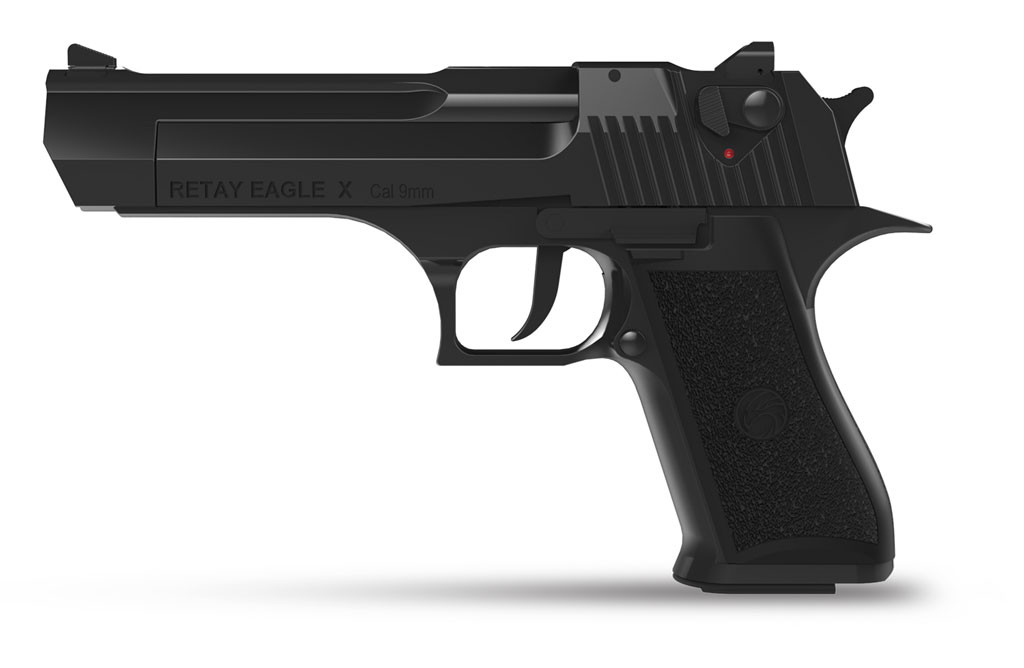 Plynová pistole Retay Eagle X 9 mm P.A.K. - černá