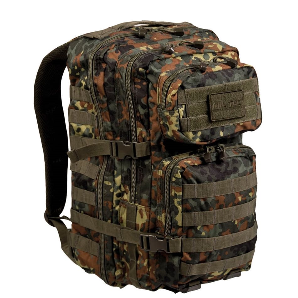 MIL-TEC® Batoh ASSAULT II velký FLECKTARN Barva: FLECKTARN - německé maskovaní