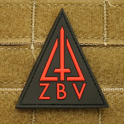 JACKETS TO GO Nášivka MILITARY POLICE ZBV TRIANGLE plast ČERNÁ/ČERVENÁ Barva: Černá