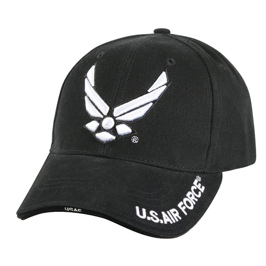 ROTHCO Čepice DELUXE NEW WING AIR FORCE baseball ČERNÁ Barva: Černá