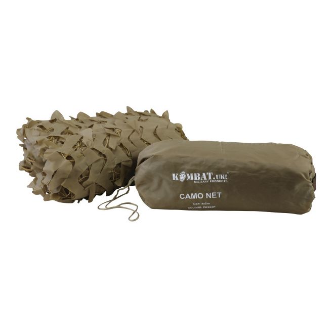 KOMBAT Síť maskovací CAMO (3m x 2m) DESERT Barva: DESERT STORM