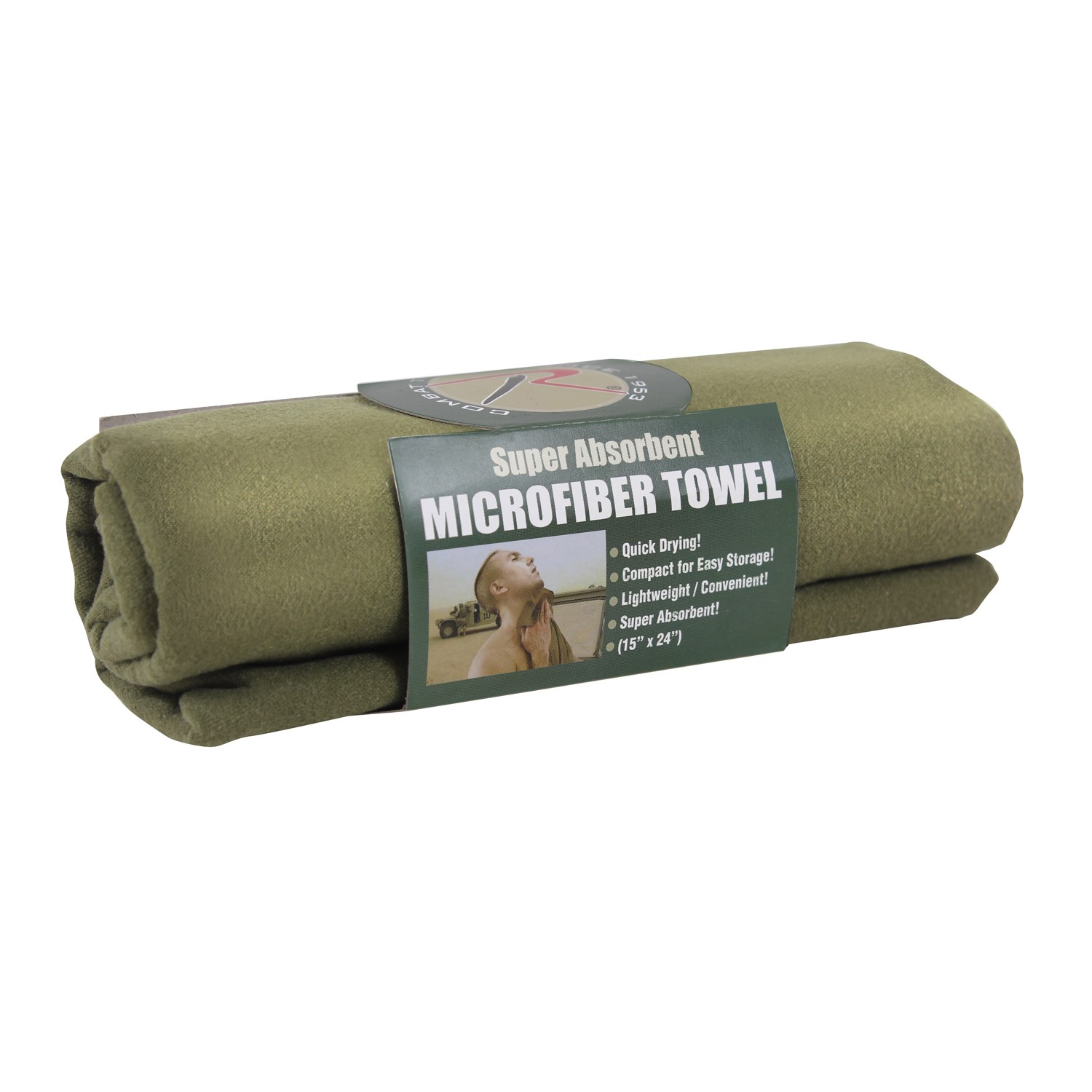 ROTHCO učník MICROFIBER OLIVE DRAB Barva: OLIVE DRAB