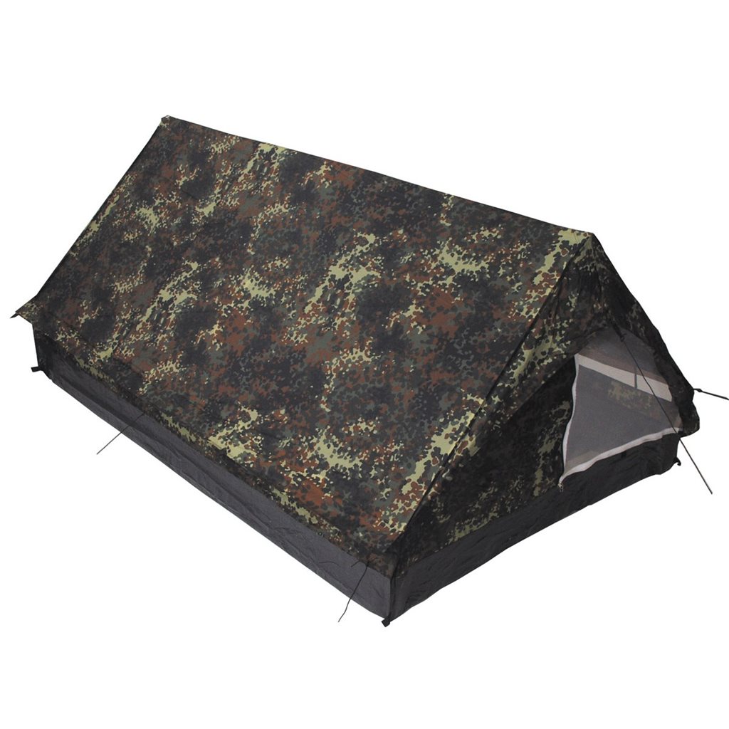 MFH int. comp. Stan MINIPACK pro 2osoby 213x137x97cm FLECKTARN Barva: FLECKTARN - německé maskovaní