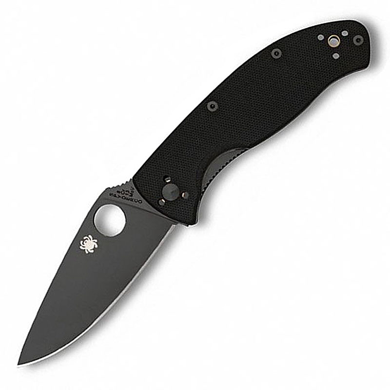 Nůž SPYDERCO TENACIOUS ČERNÝ Barva: Černá