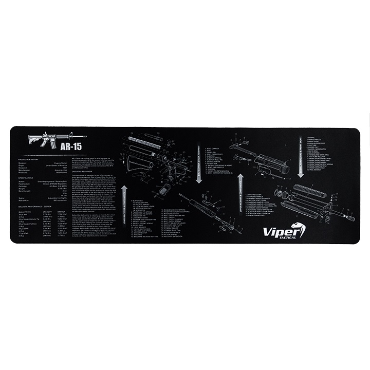 Viper® Podložka pracovní AR-15 pryžová ČERNÁ Barva: Černá