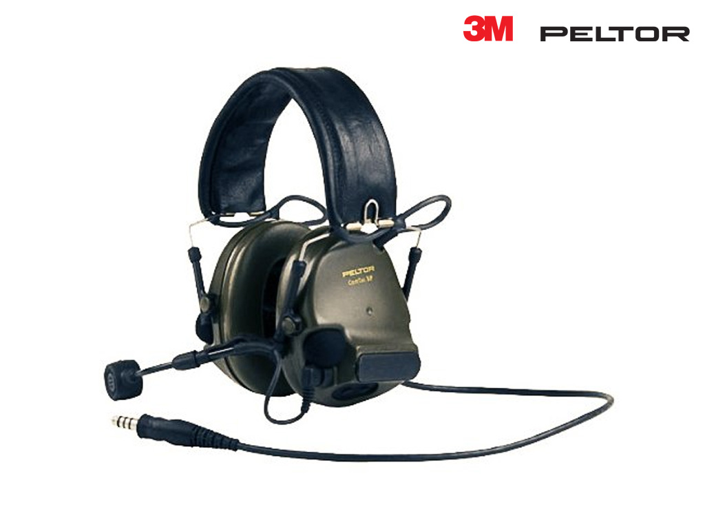 3M / PELTOR Elektronická střelecká sluchátka 3M PELTOR ComTac XPI, kabel Peltor