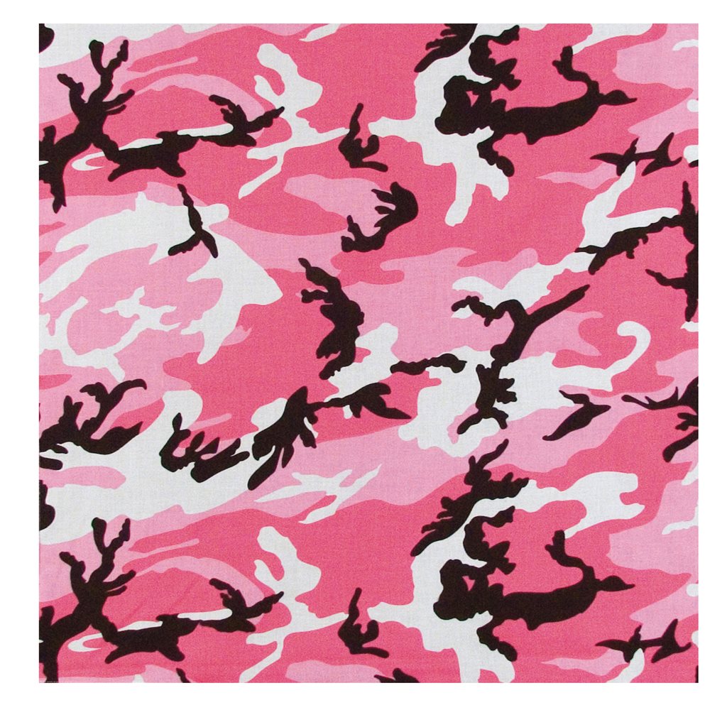 ROTHCO Šátek 55 x 55 cm PINK CAMO Barva: URBAN CAMO PINK