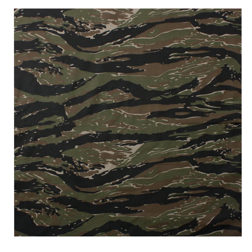 ROTHCO Šátek 55 x 55 cm TIGER STRIPE CAMO Barva: TIGER STRIPE