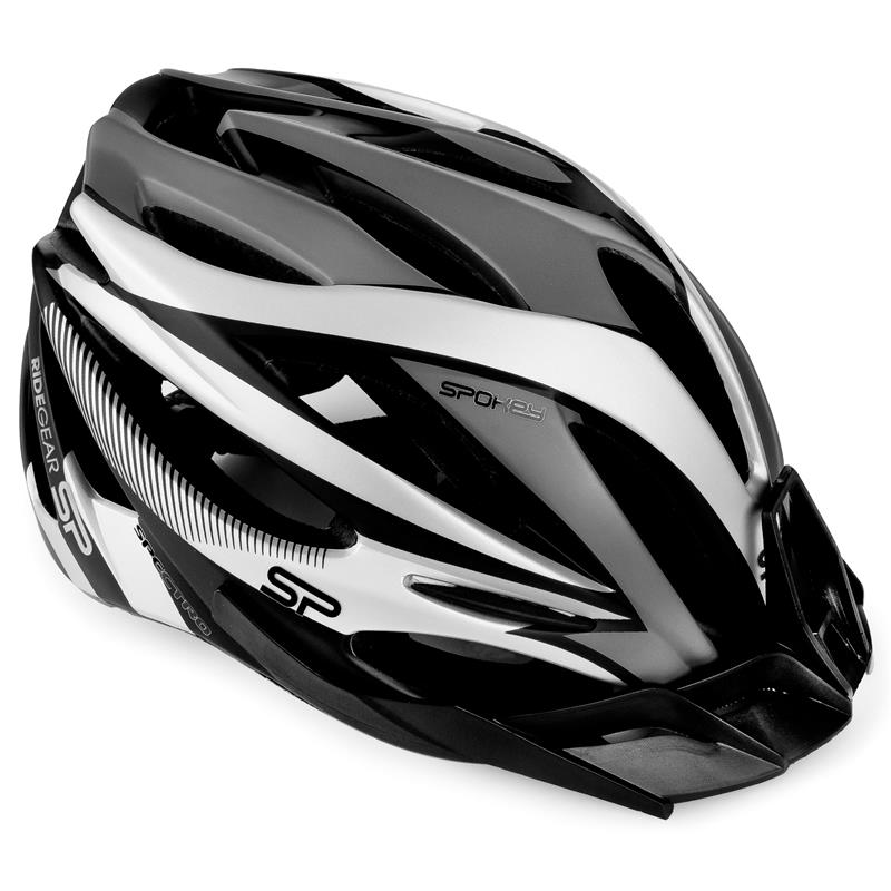 Spokey SPECTRO Cyklistická přilba IN-MOLD, 55-58 cm, šedá