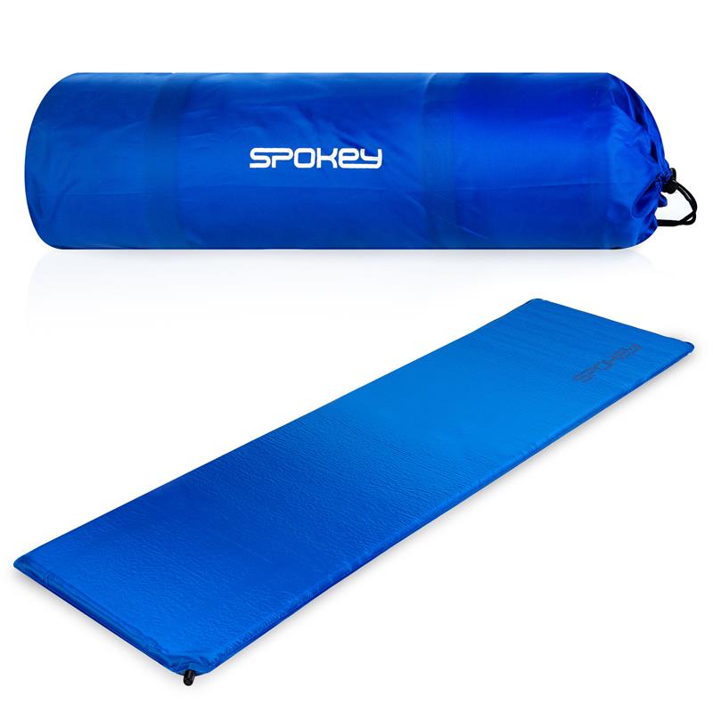 Spokey SAVORY Samonafukovací karimatka, 180 x 50 x 2,5 cm, R-Value 3.6, modrá Varianta: Spokey SAVORY Samonafukovací karimatka 2,5 cm tmavě modrá