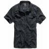 Košile kr. rukáv Brandit Roadstar Shirt černá/modrá
