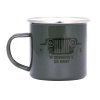 hrnek US ARMY JEEP smaltovaný 300 ml ZELENÝ (Barva zelená)