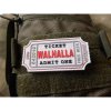 nášivka WALHALLA TICKET BEER velcro plast BÍLÁ (Barva bílá)