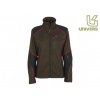 damsky kardigan univers microtex zelena ruzova
