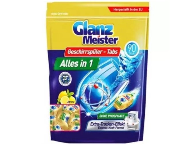 Glanz Meister tablety do myčky all in 1 90ks