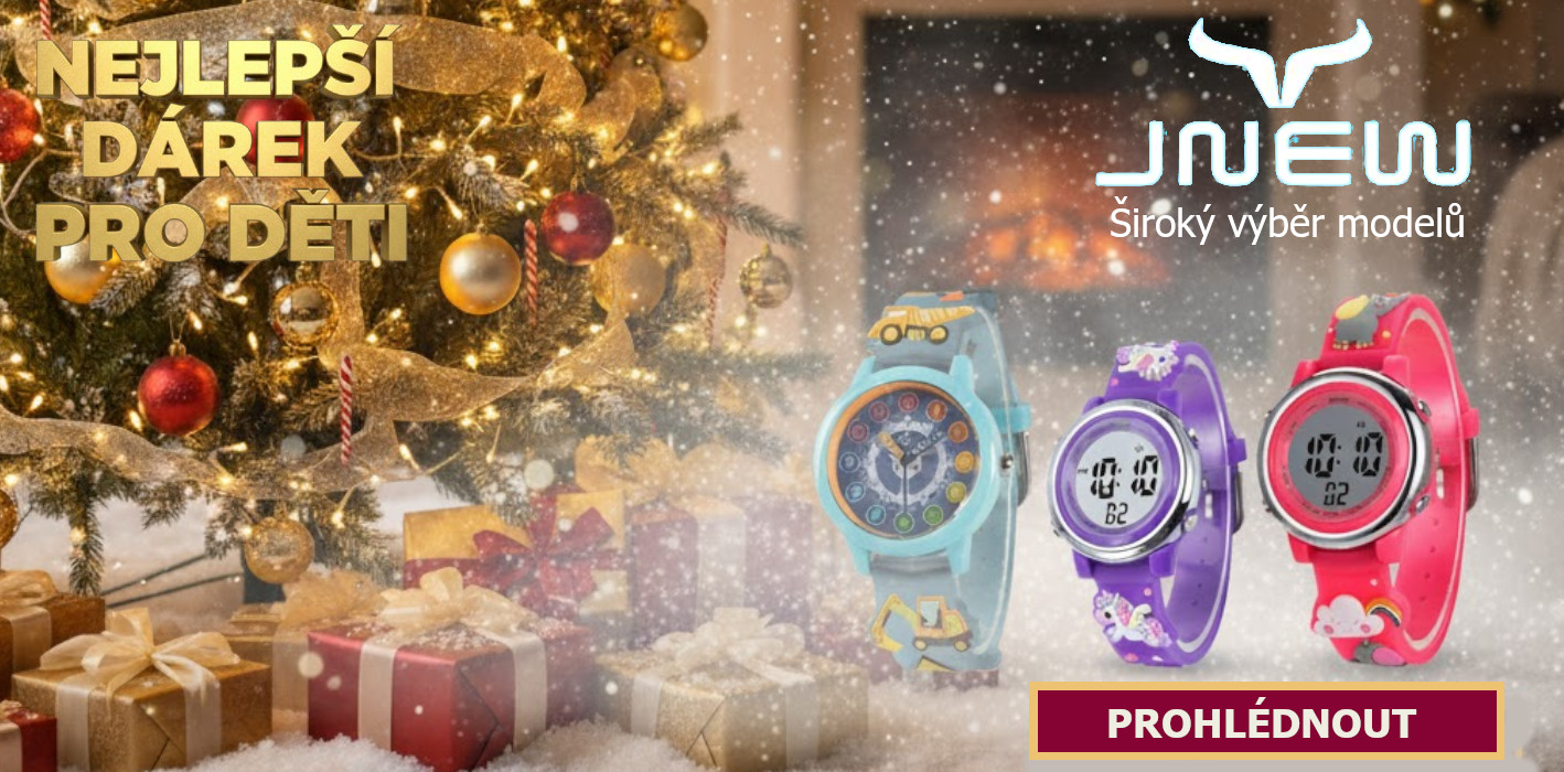 NEJLEPŠÍ DÁREK POD STROMEČEK! DĚTSKÉ HODINKY JNEW