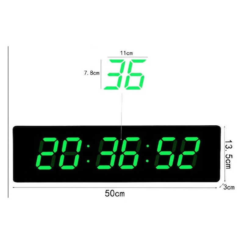 led_hodiny_na_zed_v_zelene_barve_velkoformatove_detail_