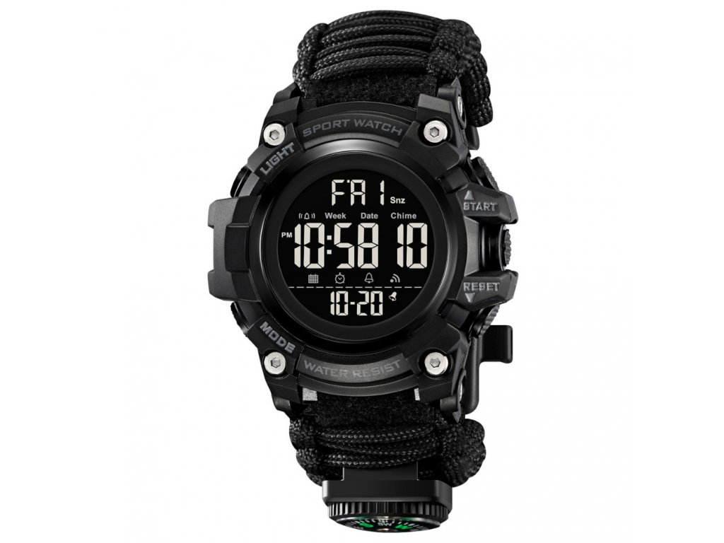 Digitalni hodinky SKMEI paracord 1384BK Skladem v R Eshophodinek.cz