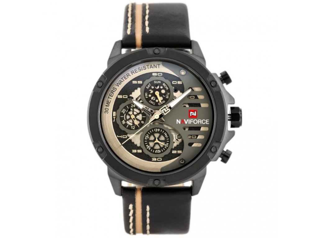 panske hodinky NAVIFORCE NF9110 zn047e black graphite hlavni