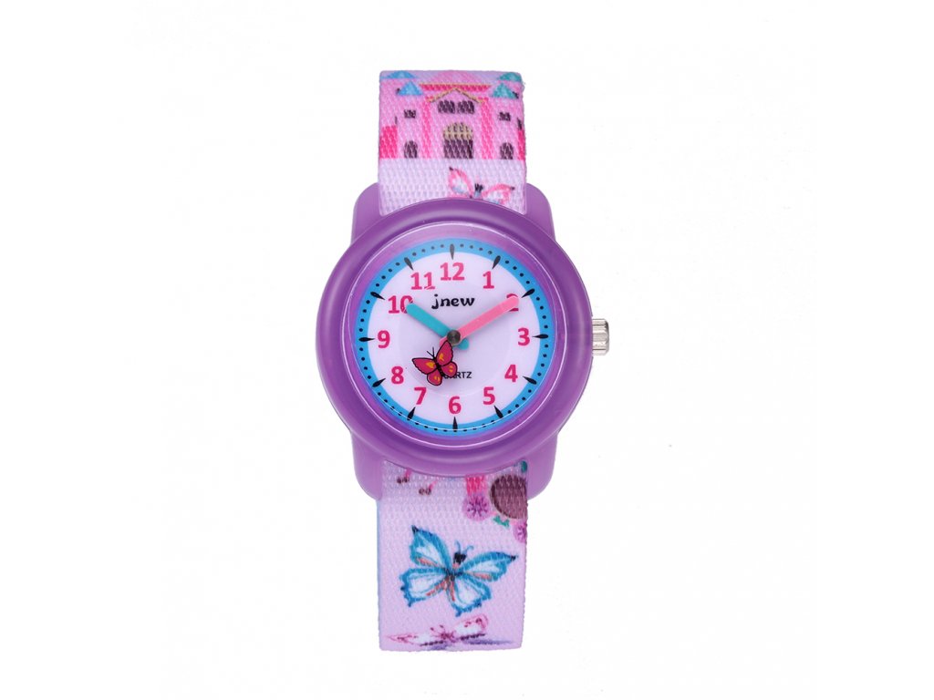 detske digitalni hodinky jnew pro deti 86366 2 motylci hlavni
