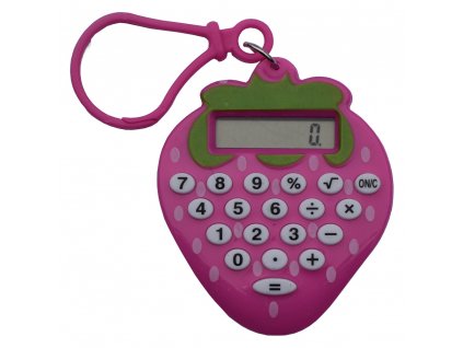 detska kalkulacka pro deti privesek na aktovku pouzdro jnew ruzove