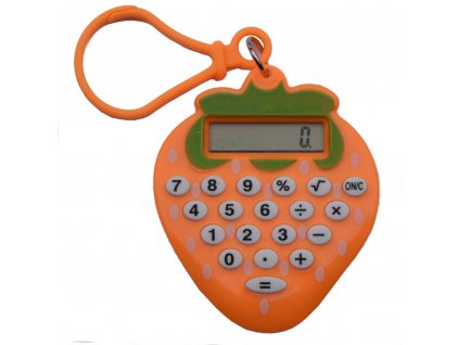 detska kalkulacka pro deti privesek na aktovku pouzdro jnew oranzova