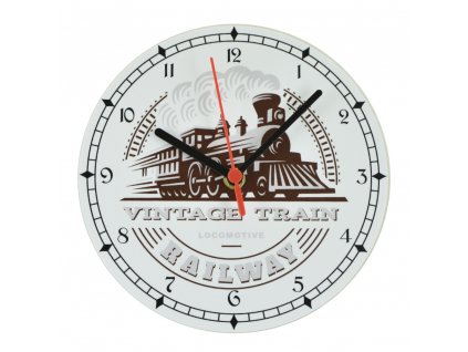 nastenne hodiny pro modelare lokomotiv a milovniku parní lokomotivy