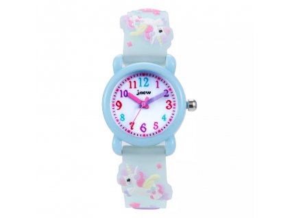 detske rucickove hodinky na baterii jnew jednorozec modre 86632 5