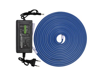 led pasek neonovy neon modry hlavni