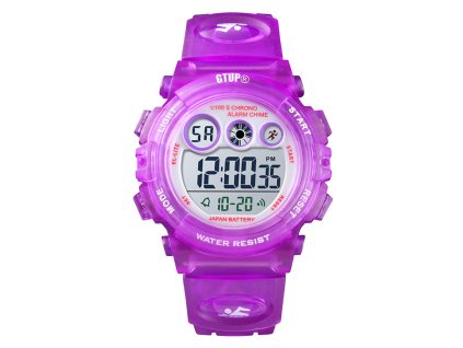 detske digitalni hodinky gtup 1110 perple fialove