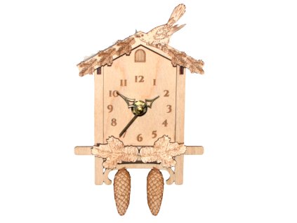 drevene hodiny kukacky borovice