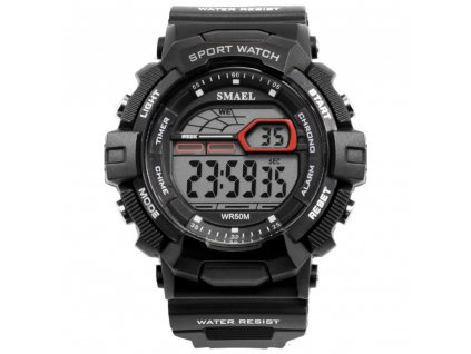 panske sportovni digitalni hodinky smael 1527 cerne