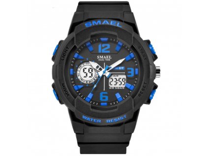 panske sportovni digitalni hodinky smael 1645 modre