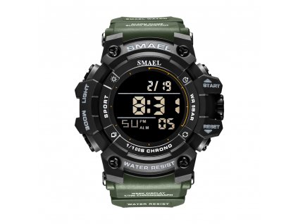 panske digitalni hodinky digitalky smael 8046 camo green