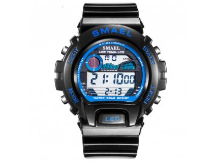 panske digitalni hodinky smael 0931 cerno modre digitalky hlavni