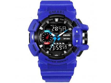 digitalni hodinky smael 1436 modre