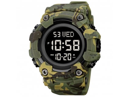 panske digitalni army vojenske hodinky vodotesne 5 atm gtup 1250 camoflage hlavni
