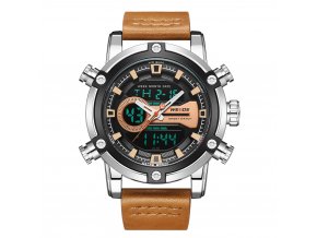 hodinky weide panske elegantni s reminkem z prave kuze wh 9603 12c