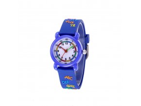 detske hodinky jnew s 3d reminkem barevne modry text
