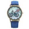 damske hodinky s jízním kolem modre hlavni