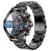 chytre smart hodinky s tlakomerem H27 cerne metal
